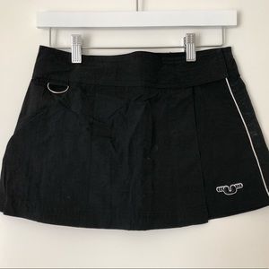 UNIF black sporty mini skirt